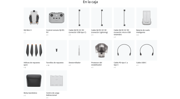 DJI Mini 3 Fly More Combo (DJI RC-N1) - Imagen 5
