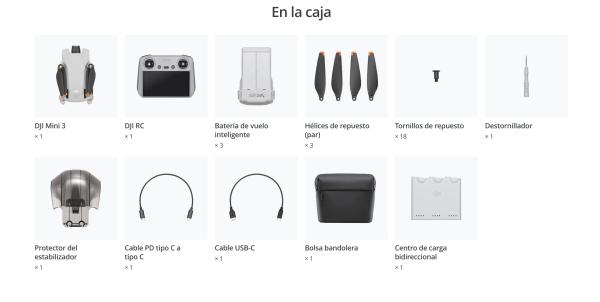 DJI Mini 3 Fly More Combo (DJI RC) - Imagen 5